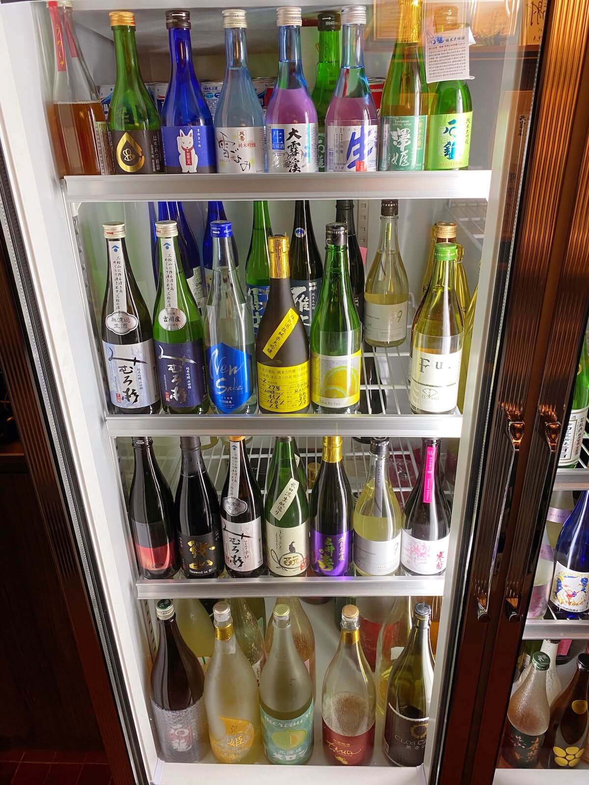 Sake refrigerator (left)