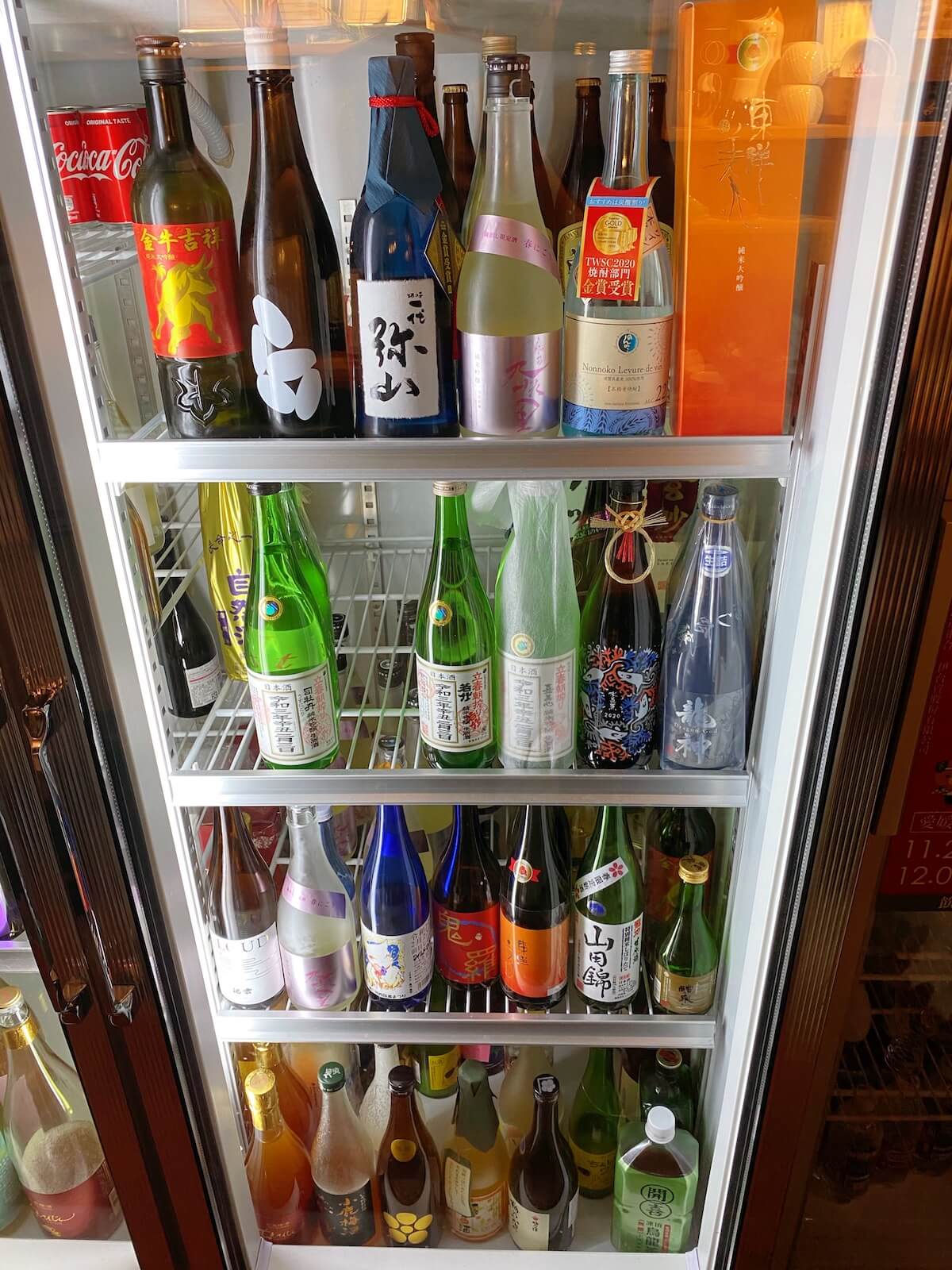 Sake refrigerator (right)