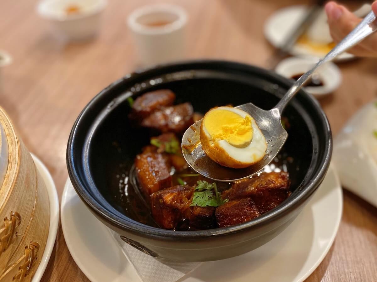 Braised pork with egg