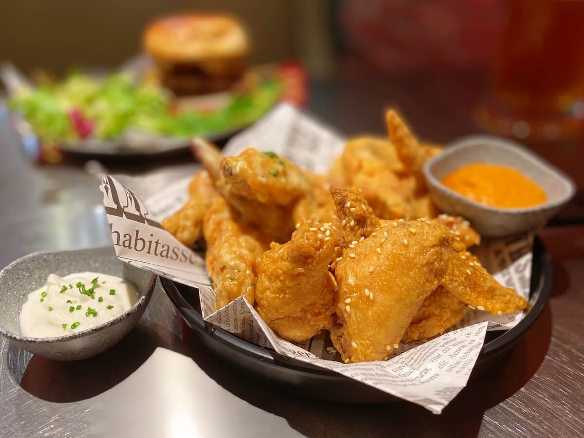 Chicken wings platter