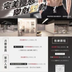 PQ Fitness Just Opened Up on Zhongcheng Road.