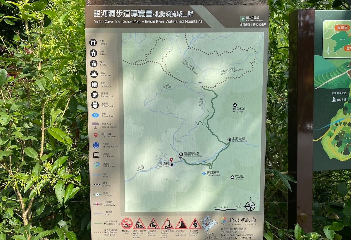 Hiking Trail guide map